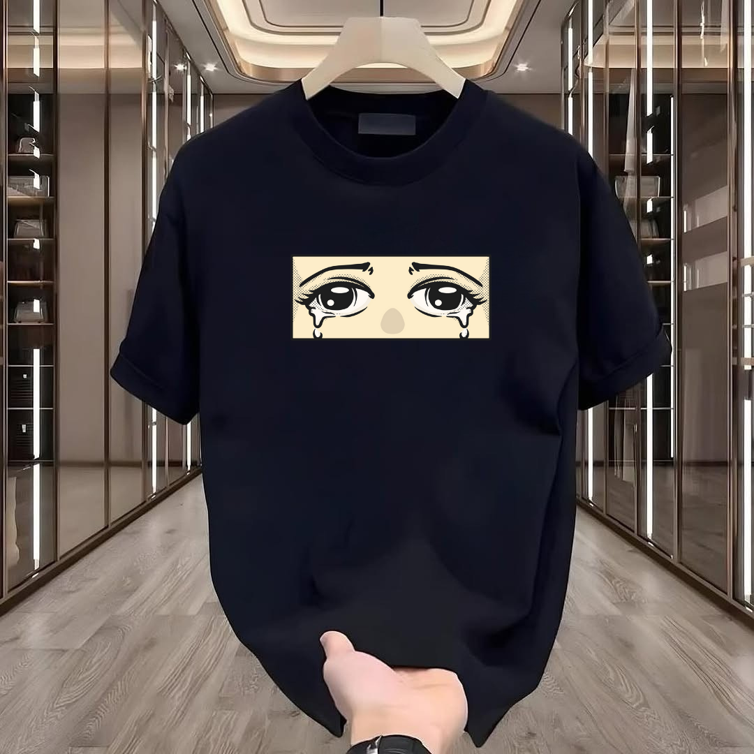 Ağlayan Göz Baskılı Tshirt