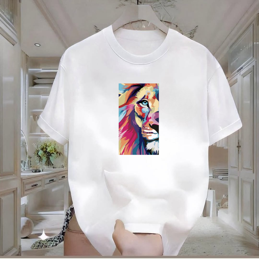 Aslan Baskılı Tshirt