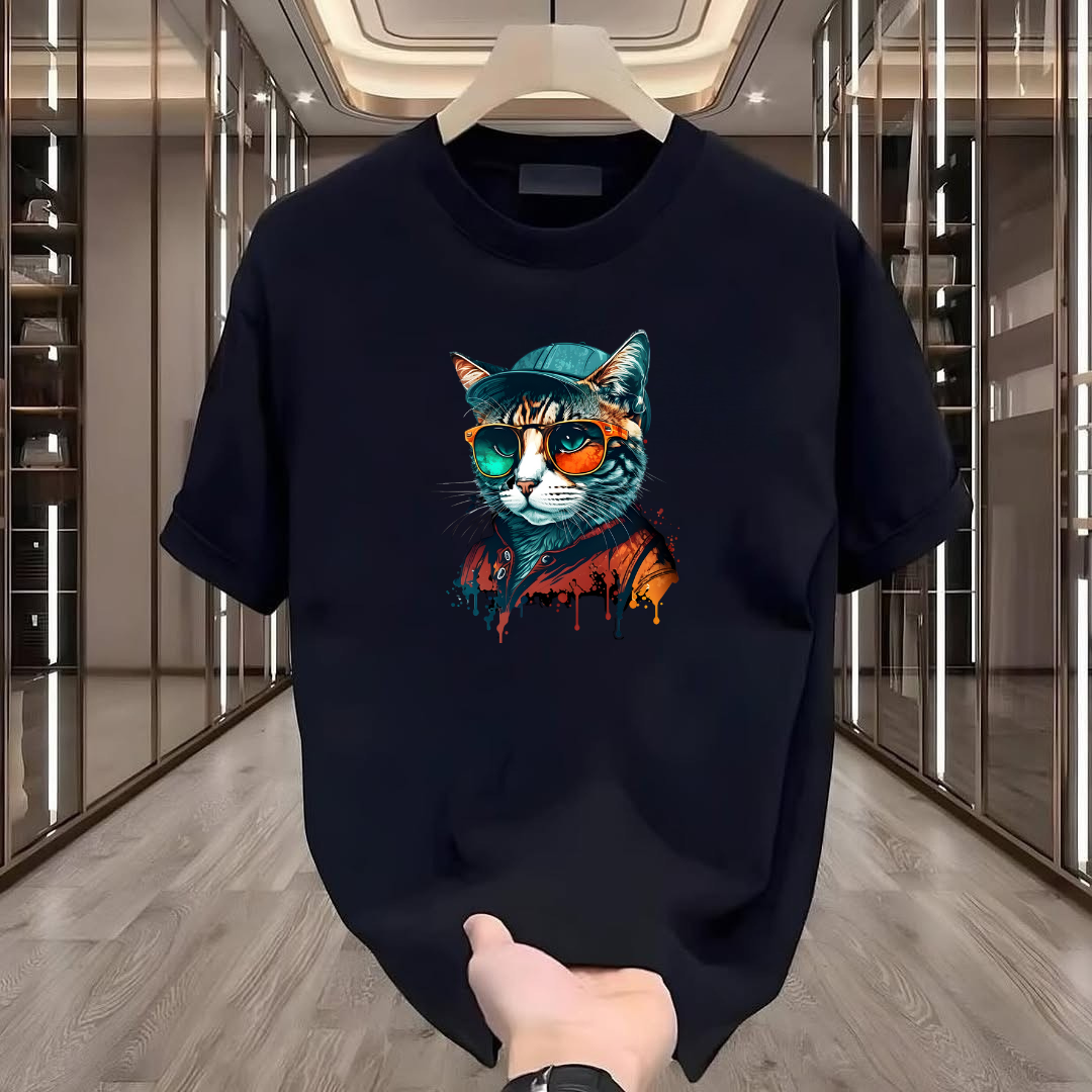 Kedi Baskılı Tshirt