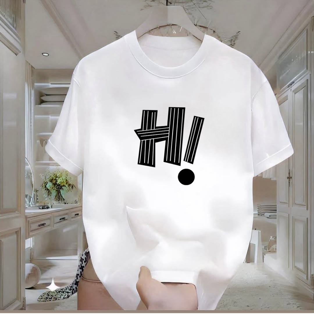 H! Baskılı Tshirt
