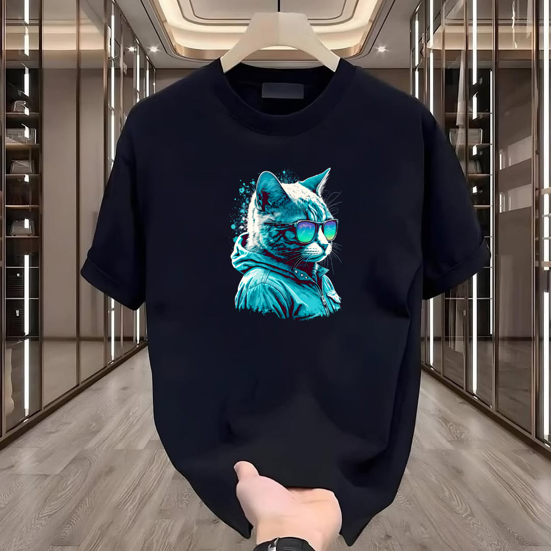 Kedi Baskılı Tshirt