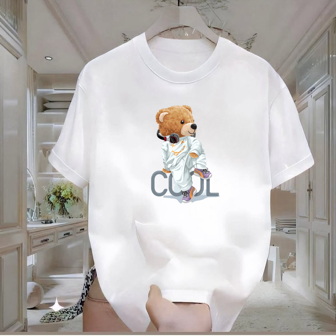 Cool Bear Baskılı Tshirt