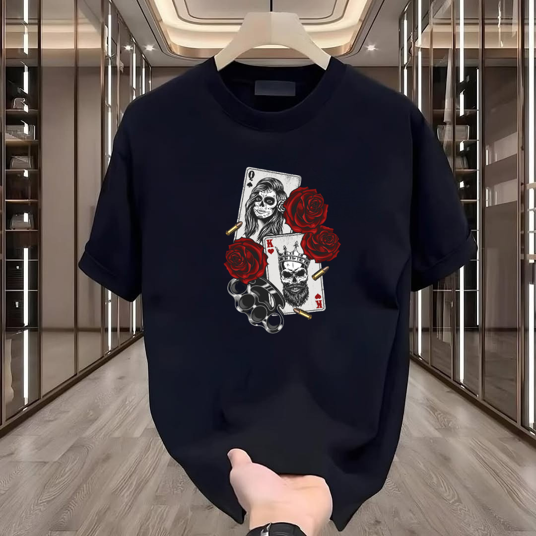 Kart Baskılı Tshirt