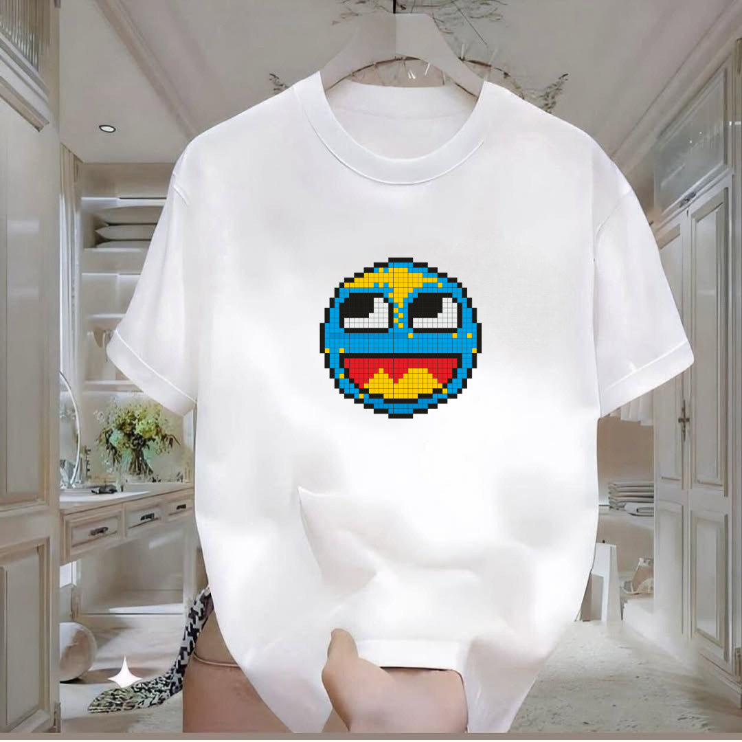 Pixel Baskılı Tshirt