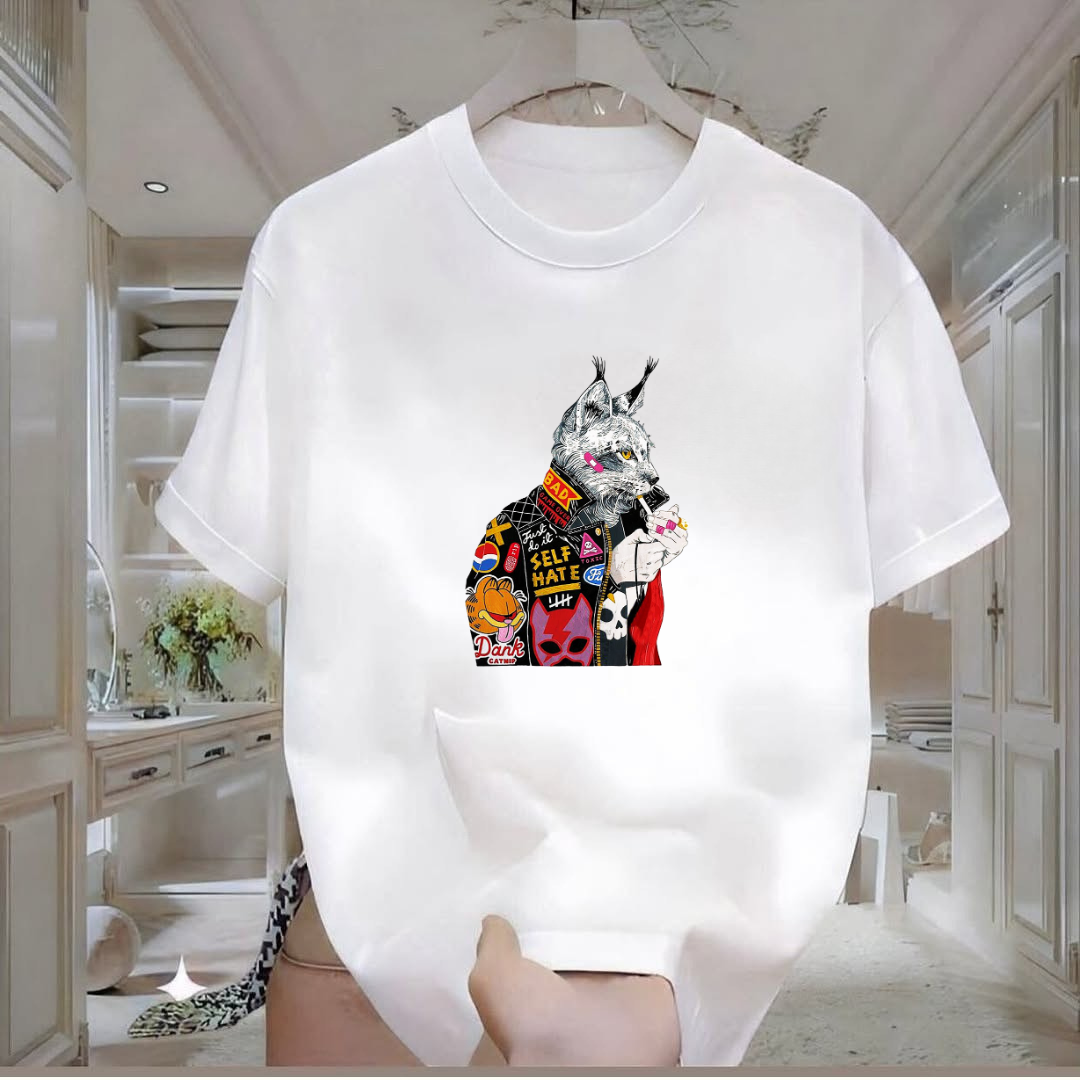 Kurt Baskılı Tshirt