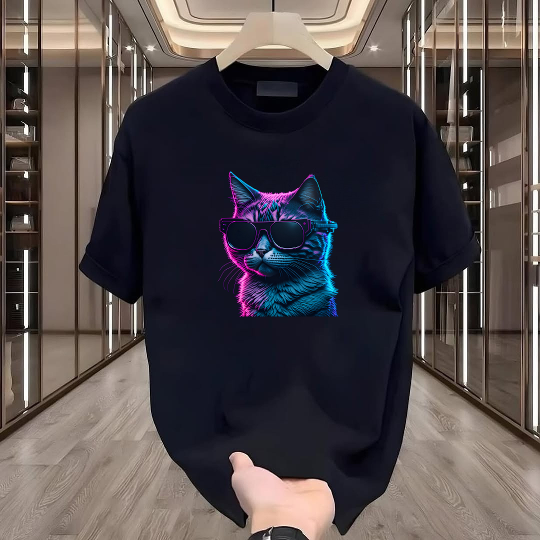 Kedi Baskılı Tshirt