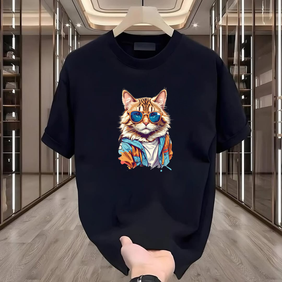 Kedi Baskılı Tshirt