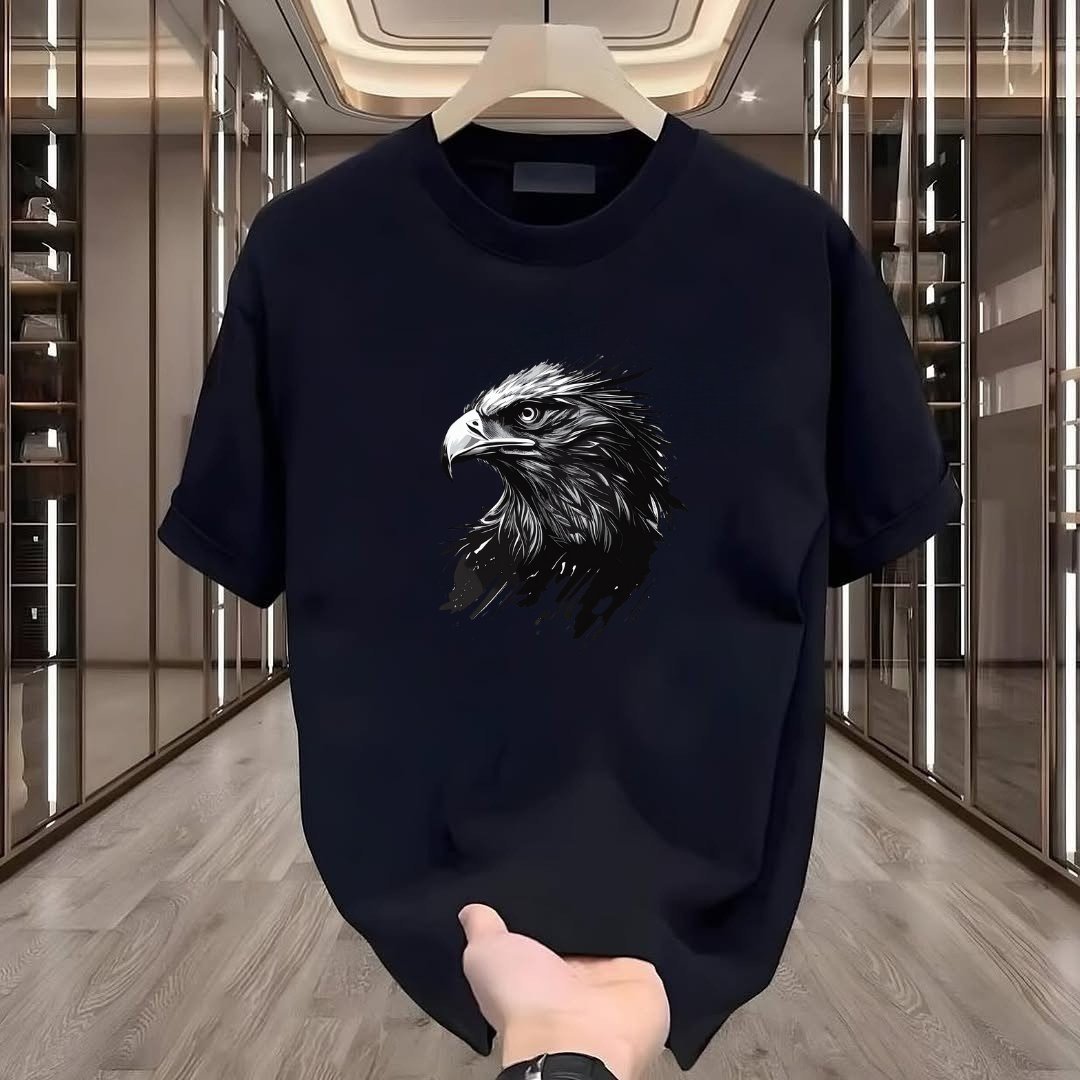 Kartal Baskılı Tshirt