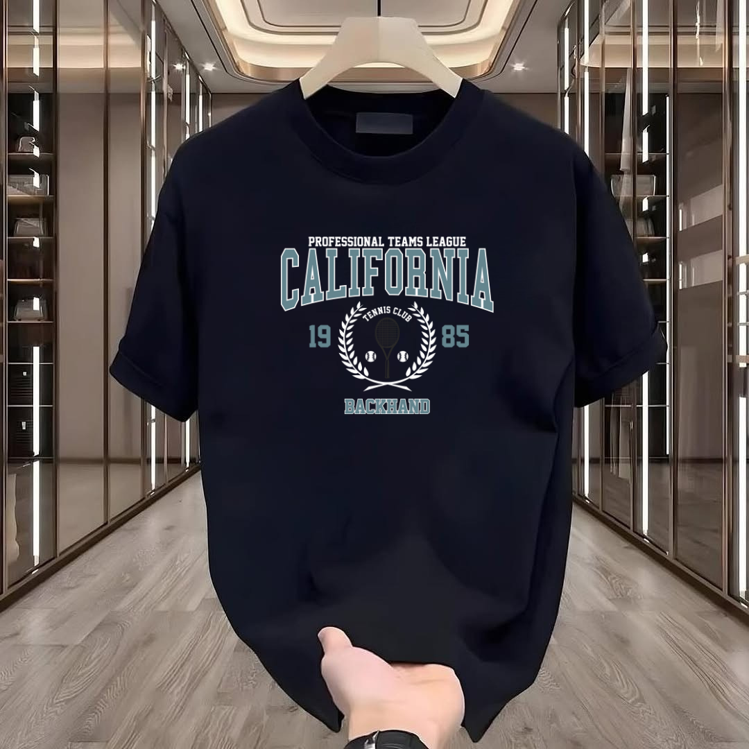 California Baskılı Tshirt
