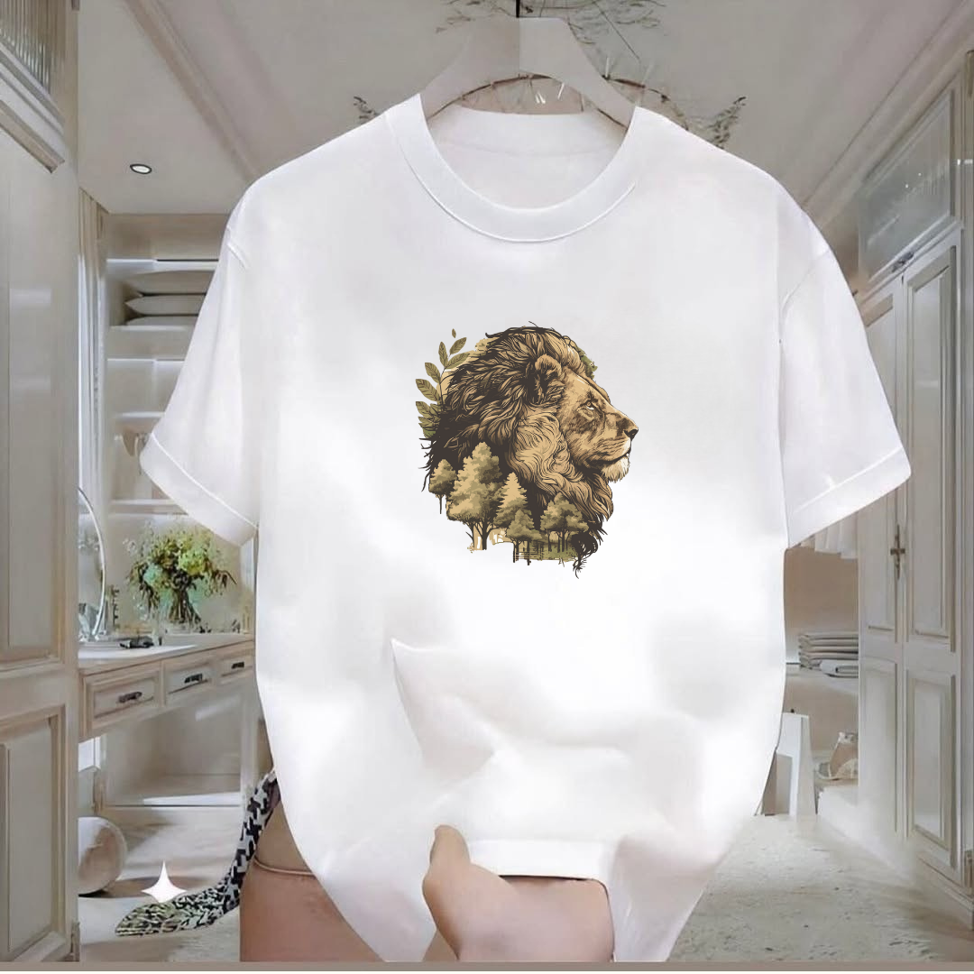 Aslan Baskılı Tshirt