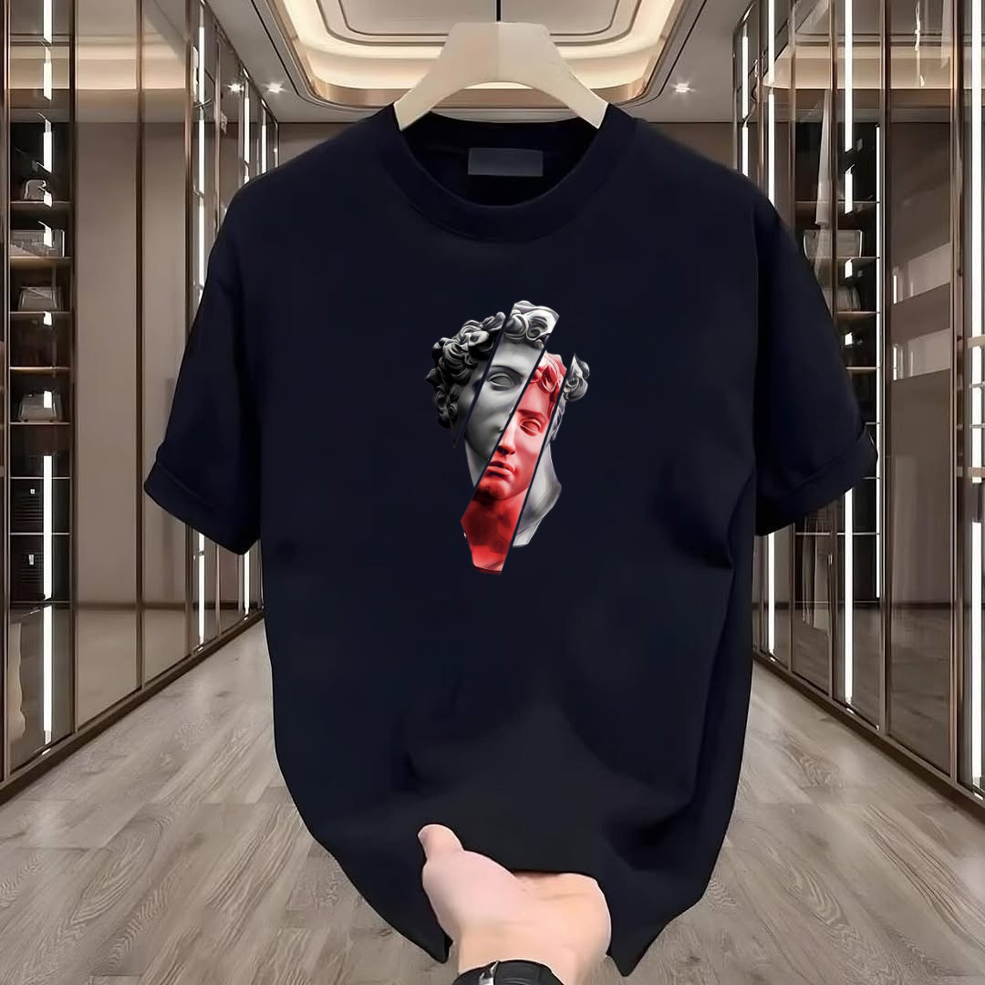 Heykel Baskılı Tshirt