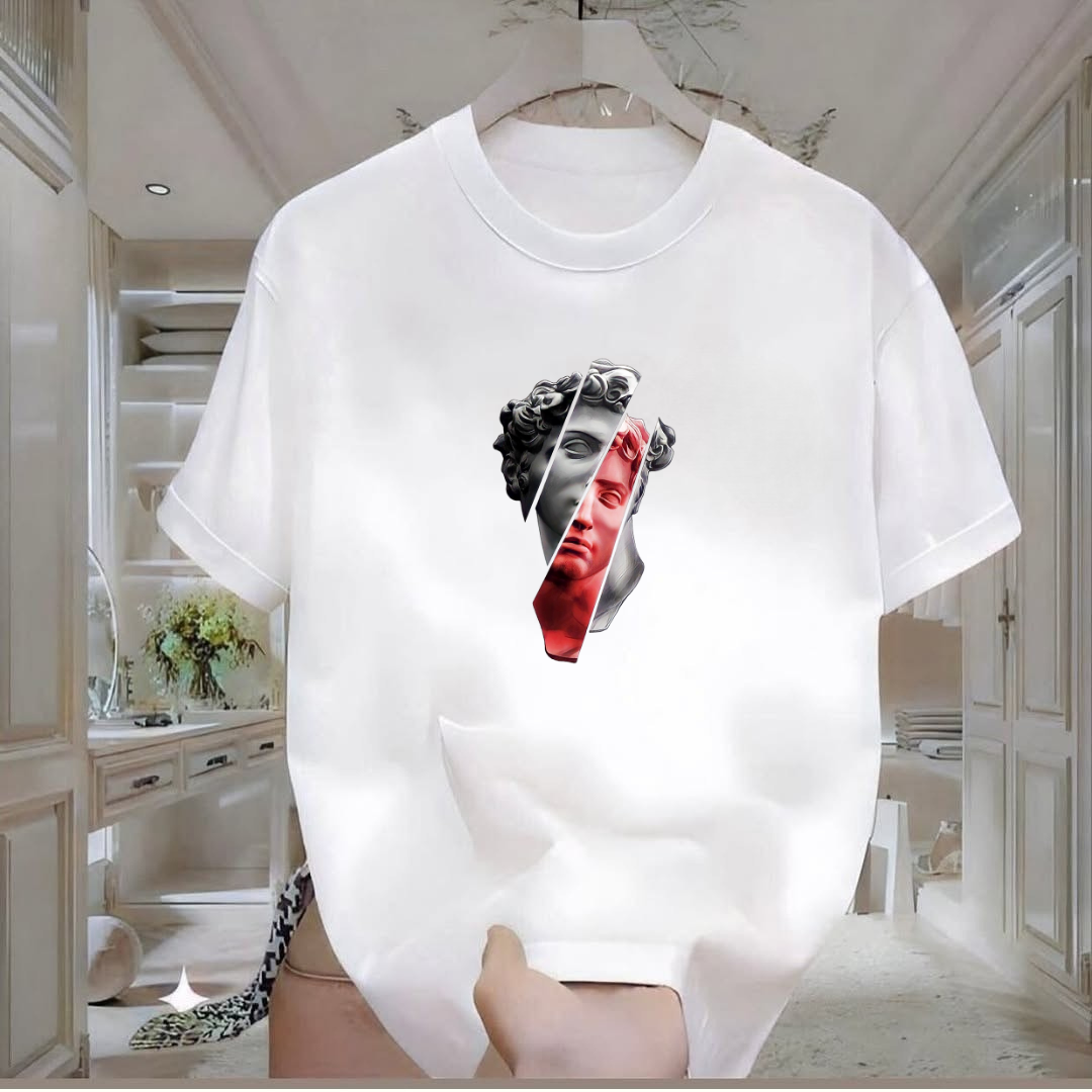 Heykel Baskılı Tshirt