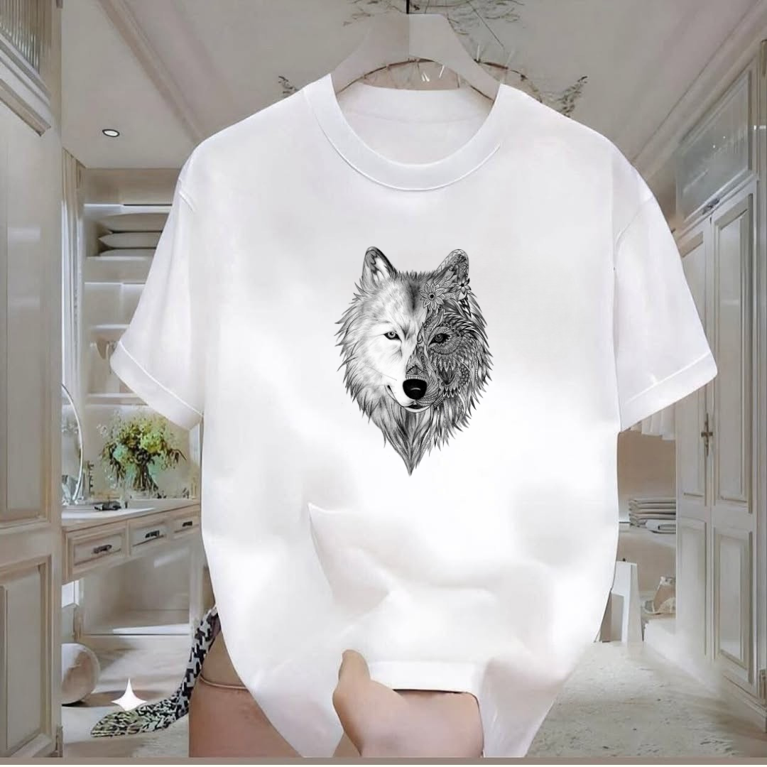 Kurt Baskılı Tshirt