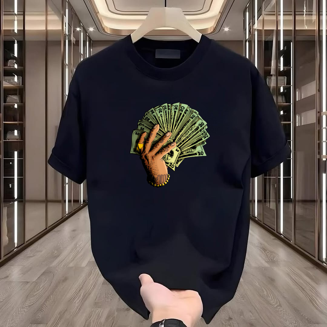 Money Baskılı Tshirt