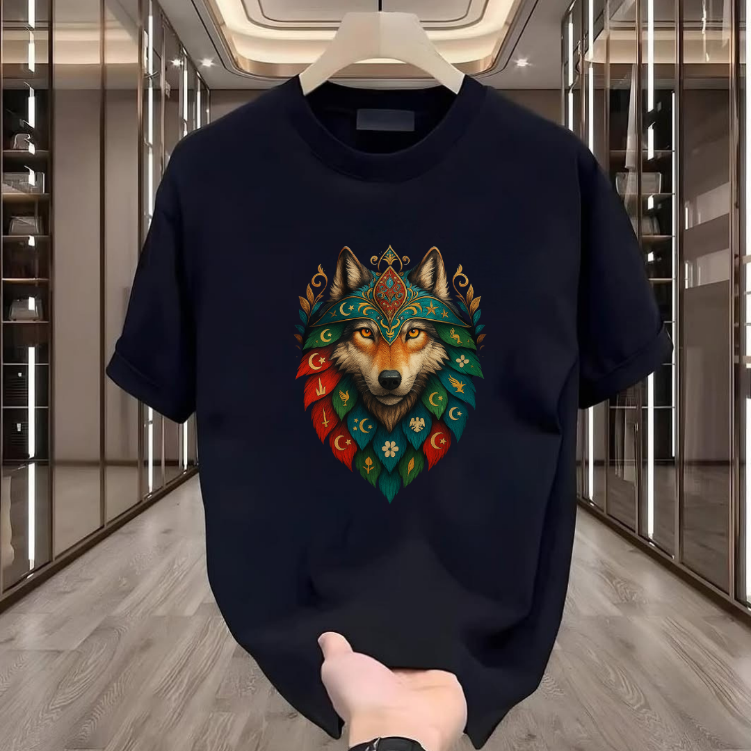 Kurt Baskılı Tshirt