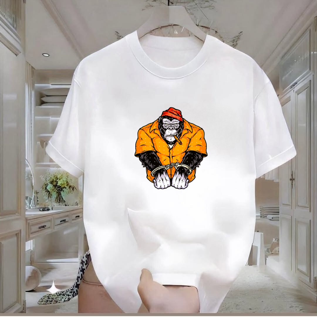 Goril Baskılı Tshirt