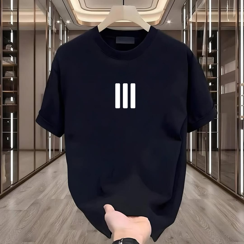 3 Çizgi Baskılı Tshirt