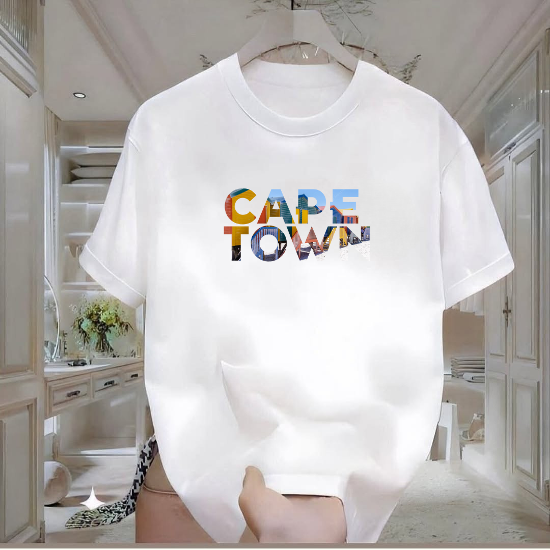 Cape Town Baskılı Tshirt