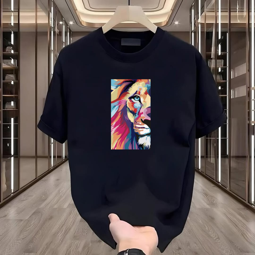 Aslan Baskılı Tshirt