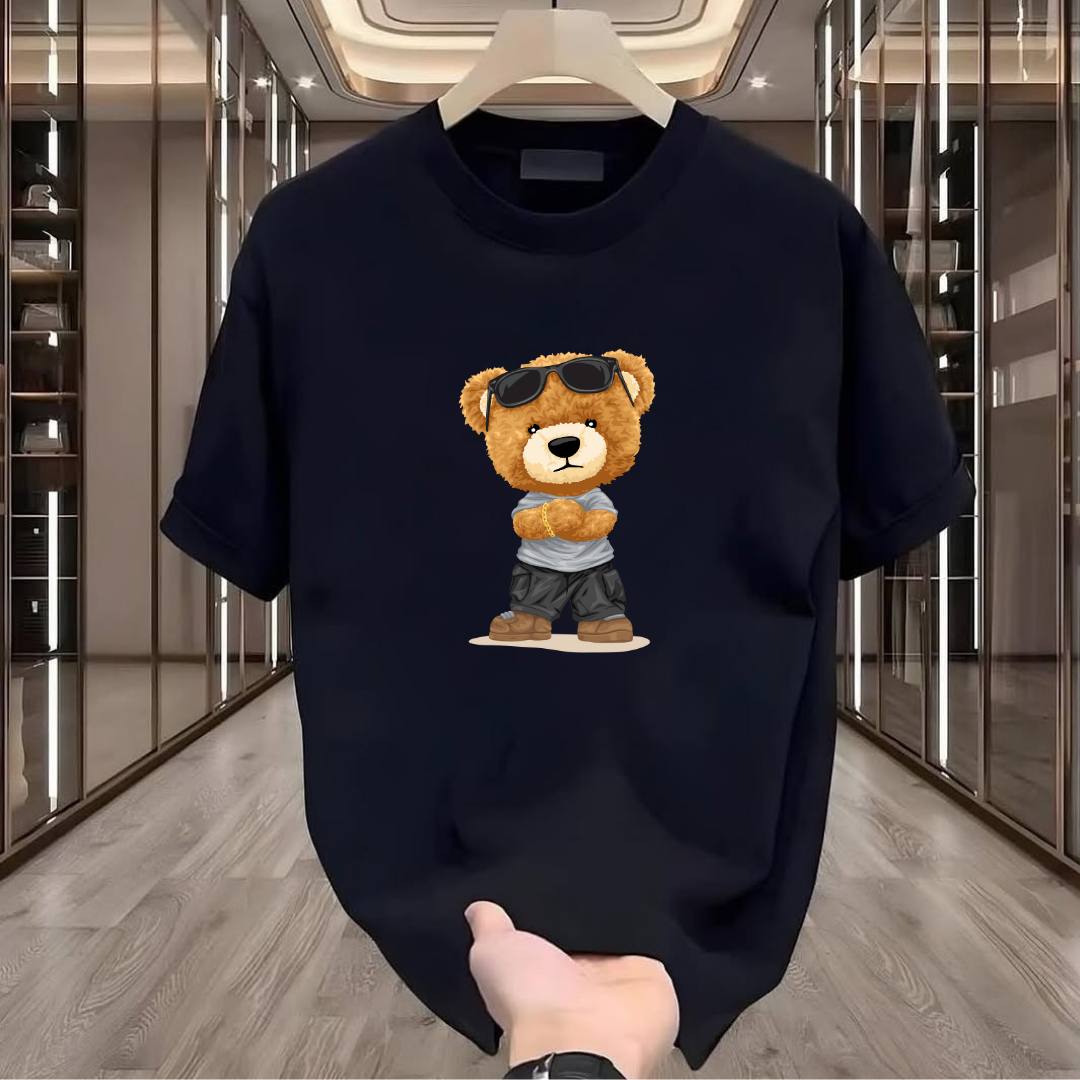 Ayı Baskılı Tshirt