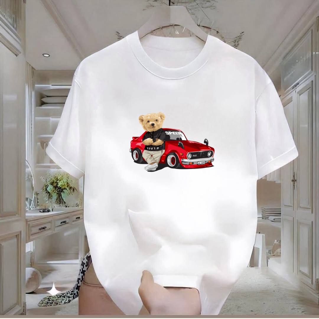 Red Bear Baskılı Tshirt