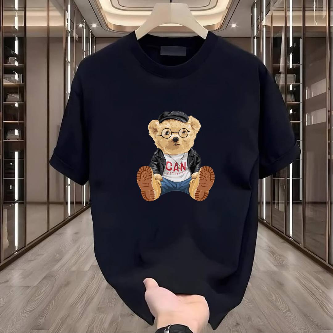 Can Bear Baskılı Tshirt