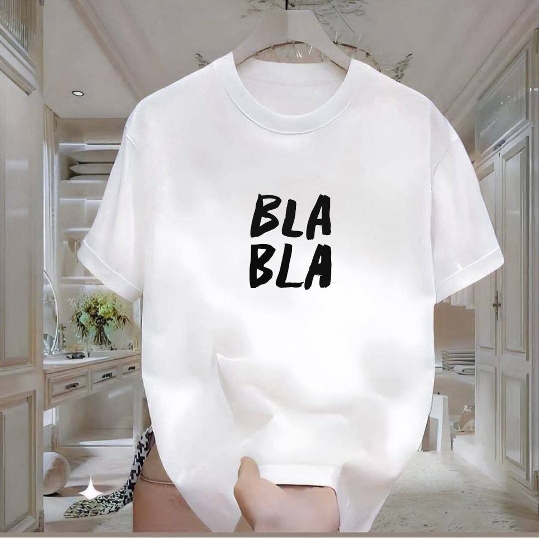 Bla Bla Baskılı Tshirt